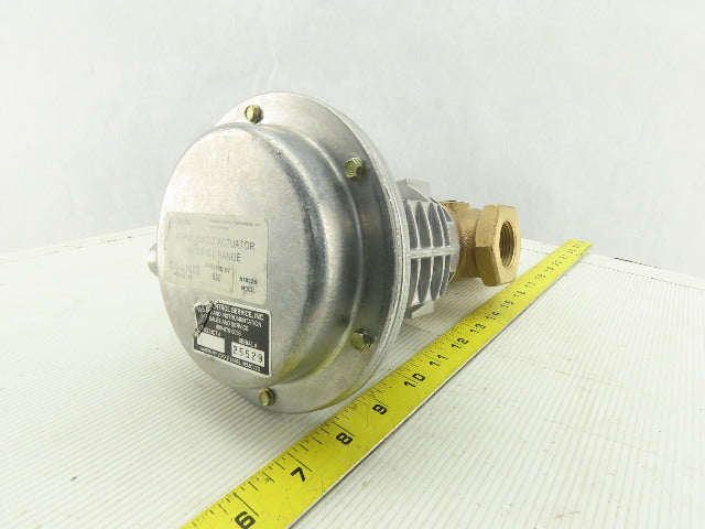 Siemens 599-01083 Model 010226 3 Way Pneumatic Actuator 4" 10-15 PSI 1" NPT Body