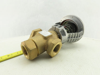 Siemens 599-01083 Model 010226 3 Way Pneumatic Actuator 4" 10-15 PSI 1" NPT Body