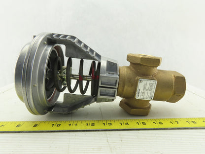 Siemens 599-01083 Model 010226 3 Way Pneumatic Actuator 4" 10-15 PSI 1" NPT Body