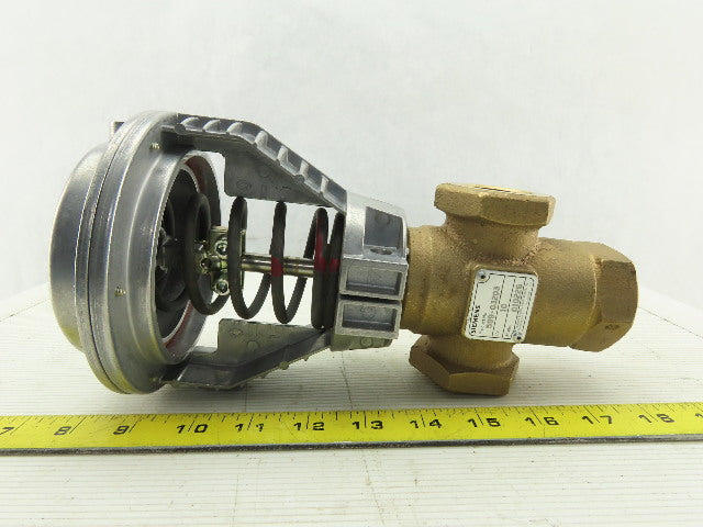 Siemens 599-01083 Model 010226 3 Way Pneumatic Actuator 4" 10-15 PSI 1" NPT Body