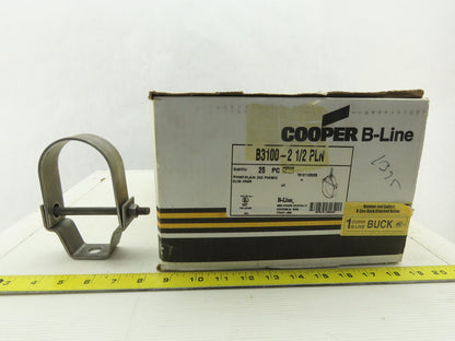 Cooper B-Line B3100-2-1/2 PLN 2-1/2" Pipe Clevis Hanger For 1/2" Rod Lot Of 25