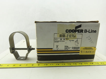 Cooper B-Line B3100-2-1/2 PLN 2-1/2" Pipe Clevis Hanger For 1/2" Rod Lot Of 25