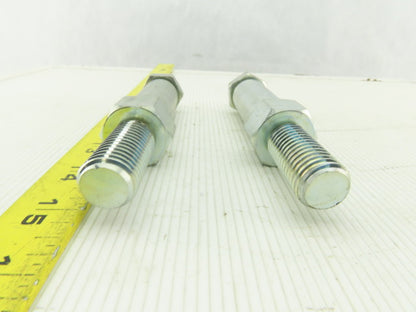 3/4"-10 Double Ended Threaded Stud .975" Body Diameter 6" OAL Lot Of 2