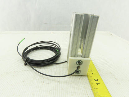 Keyence FU-77V Paper Processing Edge Detection Pass Through Fiber Optic Sensor