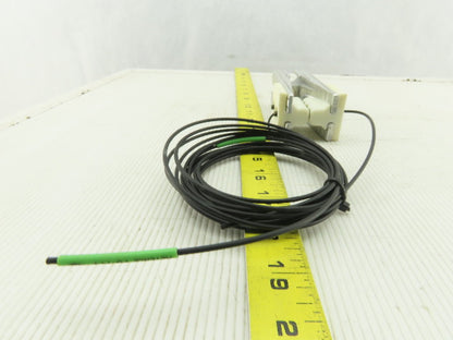 Keyence FU-77V Paper Processing Edge Detection Pass Through Fiber Optic Sensor