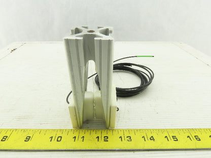 Keyence FU-77V Paper Processing Edge Detection Pass Through Fiber Optic Sensor