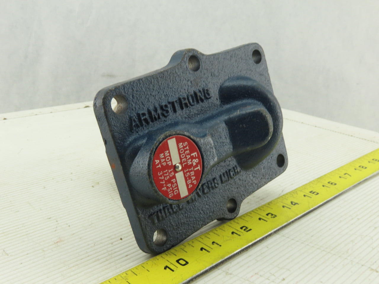 Armstrong 15-B4 Steam Trap Cover MOP 15 PSIG MAP175 PSIG At 377°