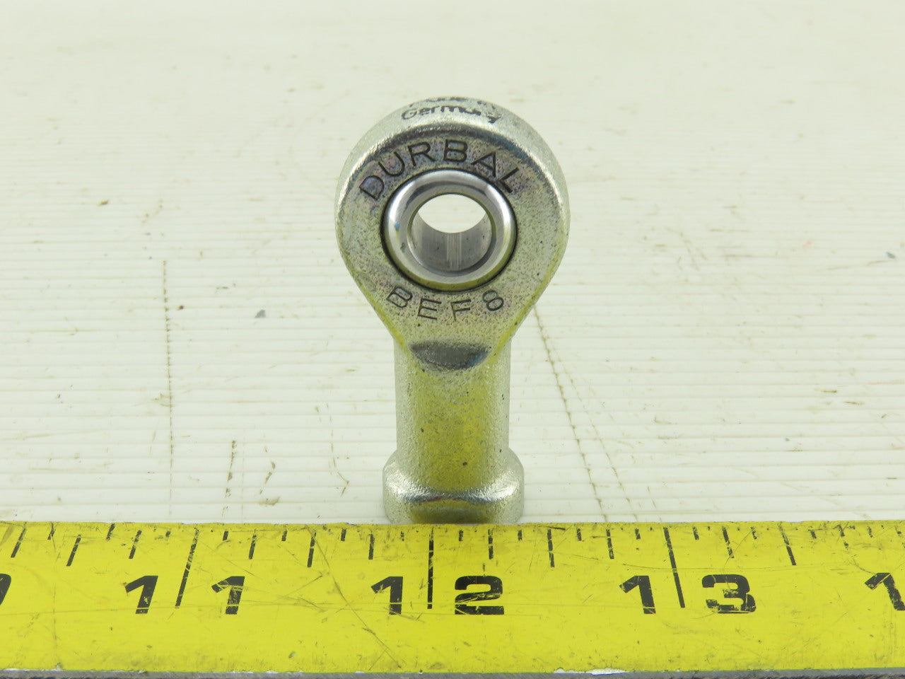 Durbal BEF8 M8-1.25 Threaded Rod End 8mm Ball Bore