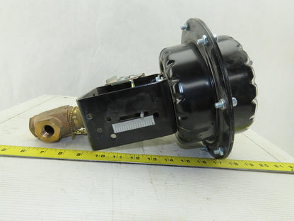 JOHNSON CONTROLS MP821D Pneumatic Valve Actuator,4 to 8 Spring 1/2 NPT Bronze