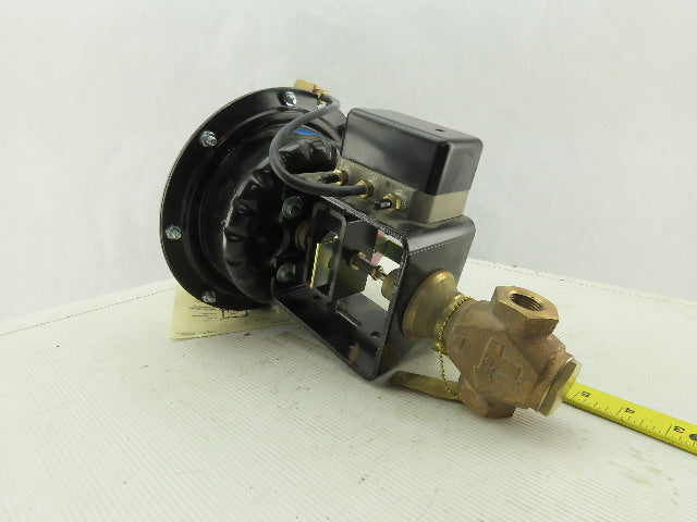 JOHNSON CONTROLS MP821D Pneumatic Valve Actuator,4 to 8 Spring 1/2 NPT Bronze