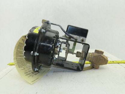 JOHNSON CONTROLS MP821D Pneumatic Valve Actuator,4 to 8 Spring 1/2 NPT Bronze