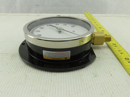 Grainger 11A487 Pressure Gauge  0 to 100 psi Range  1/4" NPT