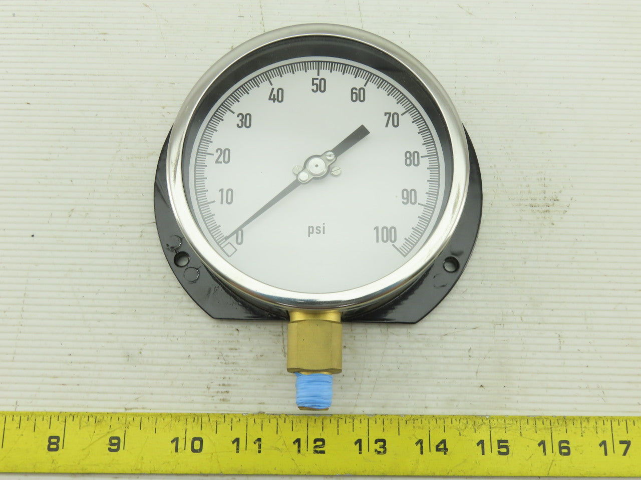 Grainger 11A487 Pressure Gauge  0 to 100 psi Range  1/4" NPT