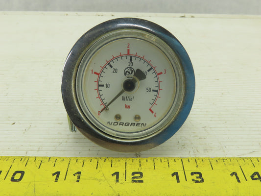 Norgren 0-4 Bar 0-60 lbf/in2 Panel Mount Pressure Gauge