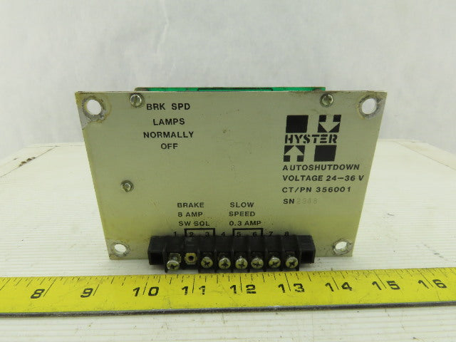 Hyster 356001 Forklift Auto Shut Down Module 24-36v