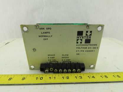 Hyster 356001 Forklift Auto Shut Down Module 24-36v