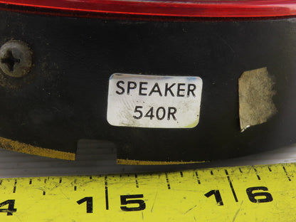 JW Speaker 540 R Forklift Safety Beacon Red Incandescent Strobe Light With Cage