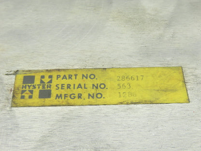 Hyster 286617 Forklift Controller Removed From Hyster Electric Lift R30CH 36V