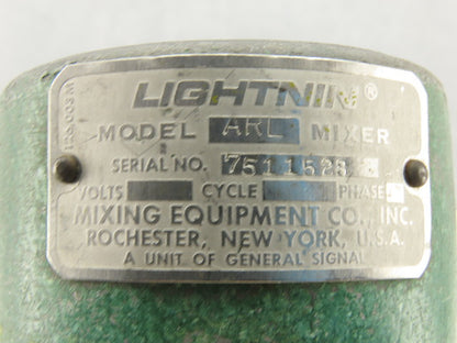 Lightnin Model ARL Air Mixer Cone Shaft Guide Bearing Housing Repair Part