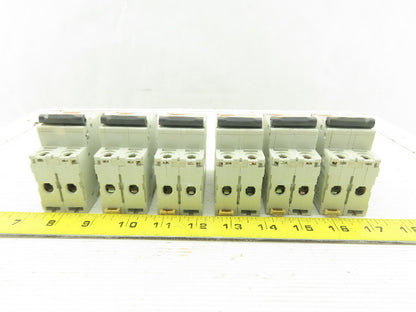Merlin Gerin C60N Multi9 400V 2 Pole Breakers 10A 20A Lot Of 6