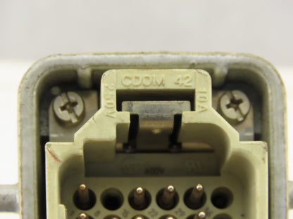 ILME CDDF42 42 Pin Male Insert Receptacle Plug Housing 23-14AWG 250V 10A