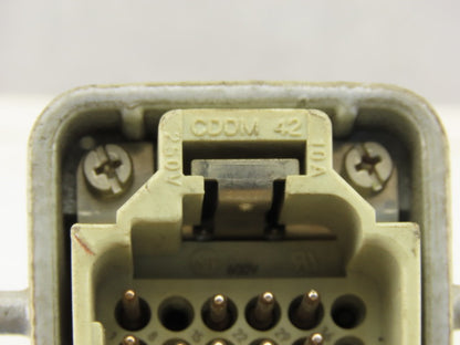 ILME CDDF42 42 Pin Male Insert Receptacle Plug Housing 23-14AWG 250V 10A