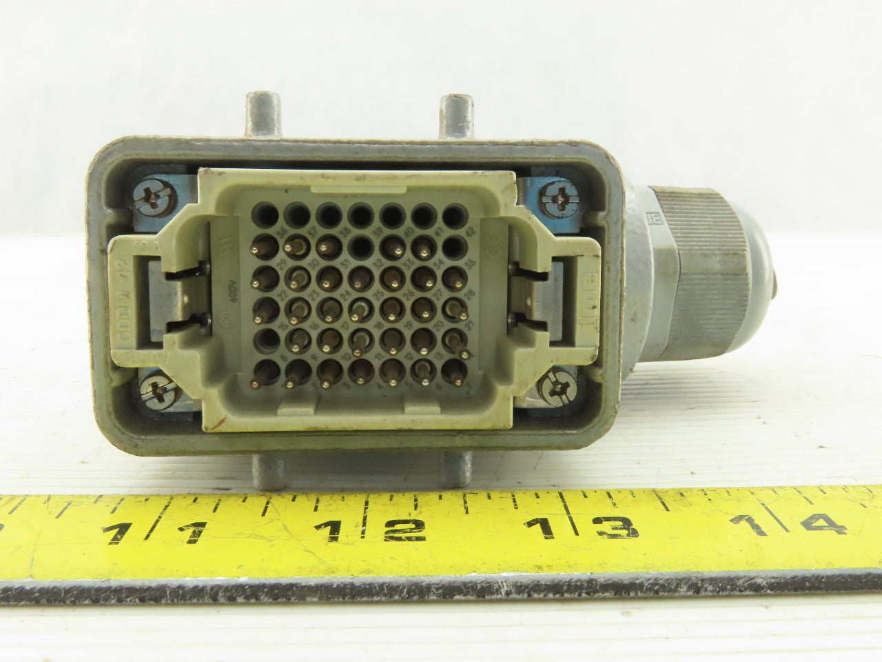 ILME CDDF42 42 Pin Male Insert Receptacle Plug Housing 23-14AWG 250V 10A