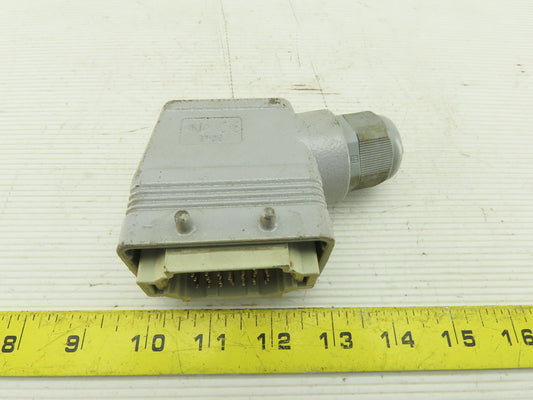 ILME CDDF42 42 Pin Male Insert Receptacle Plug Housing 23-14AWG 250V 10A