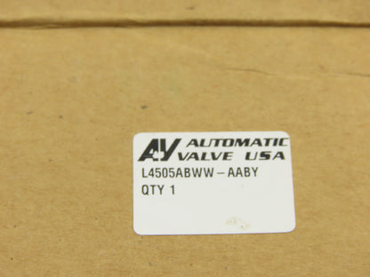 Automatic Valve L4505AAWR-AABY Pneumatic Solenoid Valve 120V 1/2" NPT