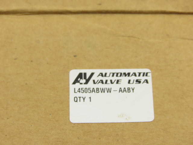 Automatic Valve L4505AAWR-AABY Pneumatic Solenoid Valve 120V 1/2" NPT
