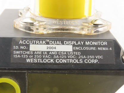 Hytork Pneumatic Actuator W/Accutrak Dual Display Monitor 1/4"NPT