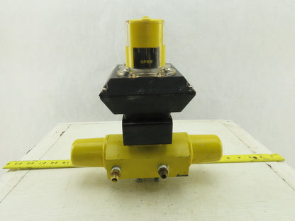 Hytork Pneumatic Actuator W/Accutrak Dual Display Monitor 1/4"NPT