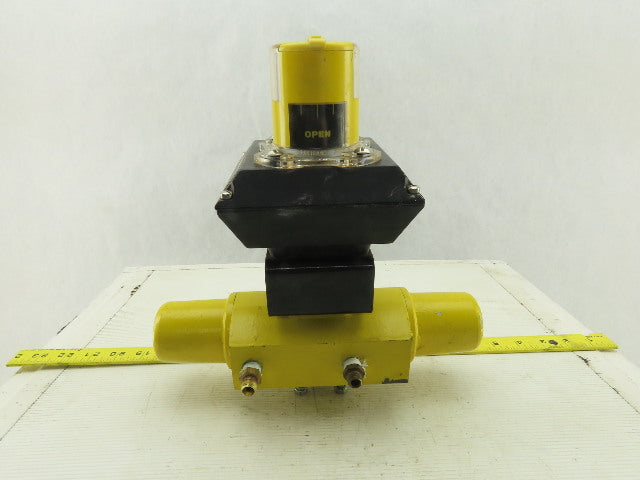 Hytork Pneumatic Actuator W/Accutrak Dual Display Monitor 1/4"NPT