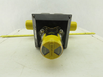 Hytork Pneumatic Actuator W/Accutrak Dual Display Monitor 1/4"NPT