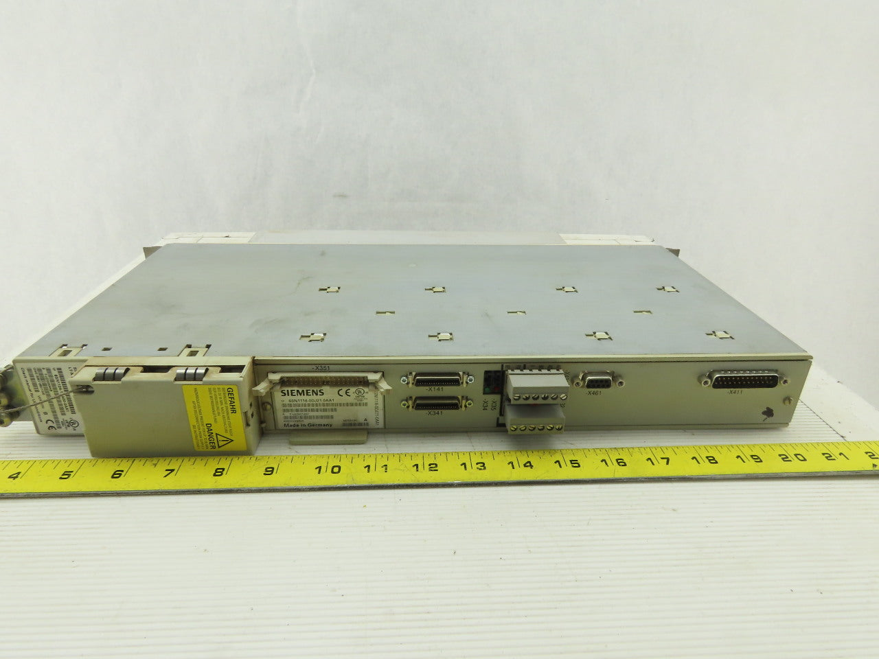 Siemens 6SN1124-1AA00-0AA1 6SN1118-0DJ21-0AA1 Simodrive LT Modul EXT 15A
