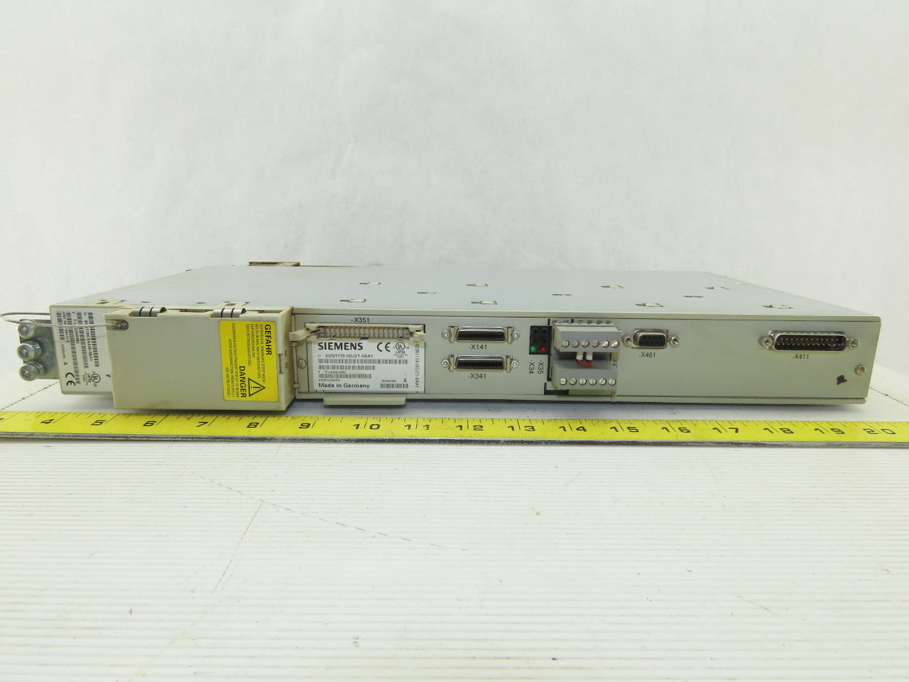 Siemens 6SN1124-1AA00-0BA1 6SN1118-0DJ21-0AA1 Simodrive LT Modul EXT 25A
