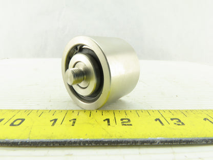 1-3/4" OD x 1.2000" Wide Heavy Steel Cam Roller  3/8-24 Stud