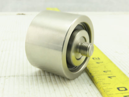 1-3/4" OD x 1.2000" Wide Heavy Steel Cam Roller  3/8-24 Stud