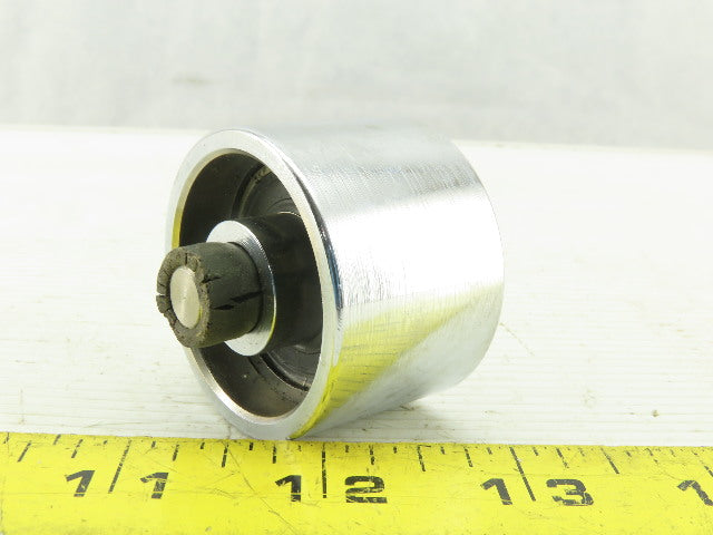 1-3/4" OD x 1.2000" Wide Heavy Steel Cam Roller  3/8-24 Stud