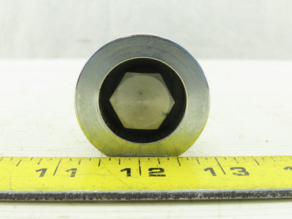 1-3/4" OD x 1.2000" Wide Heavy Steel Cam Roller  3/8-24 Stud