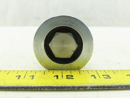 1-3/4" OD x 1.2000" Wide Heavy Steel Cam Roller  3/8-24 Stud