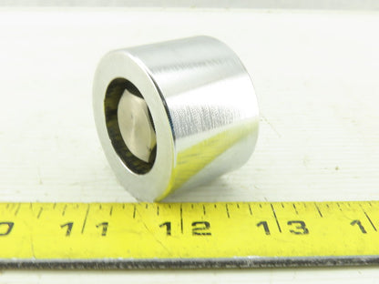 1-3/4" OD x 1.2000" Wide Heavy Steel Cam Roller  3/8-24 Stud