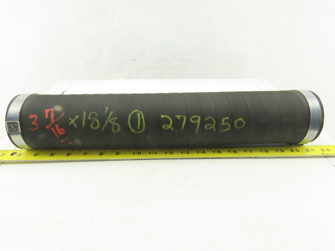 JRC Web 3-7/16" OD x 18-1/8" Expanding Bladder STD Series Air Chuck