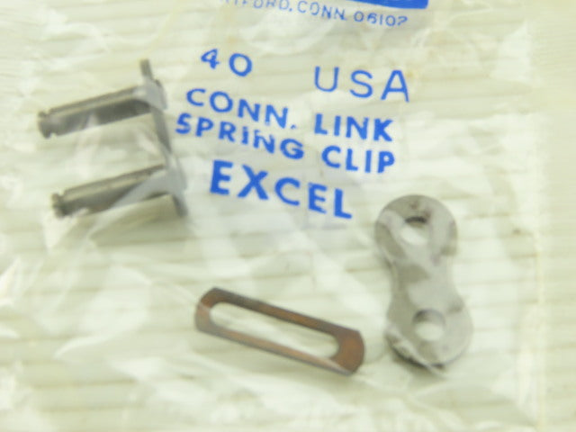 Dresser #40 Single Strand Roller Chain Connecting Link 1/2" Pitch Lot Of 17