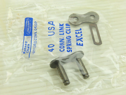 Dresser #40 Single Strand Roller Chain Connecting Link 1/2" Pitch Lot Of 17
