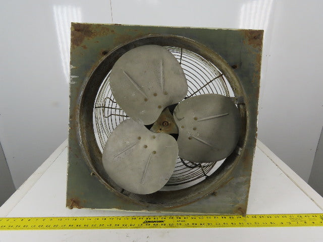 Dayton 5K574BA 24" x 24" Exhaust Fan 2 Speed 1/4-1/8Hp 1725/1140RPM 1Ph