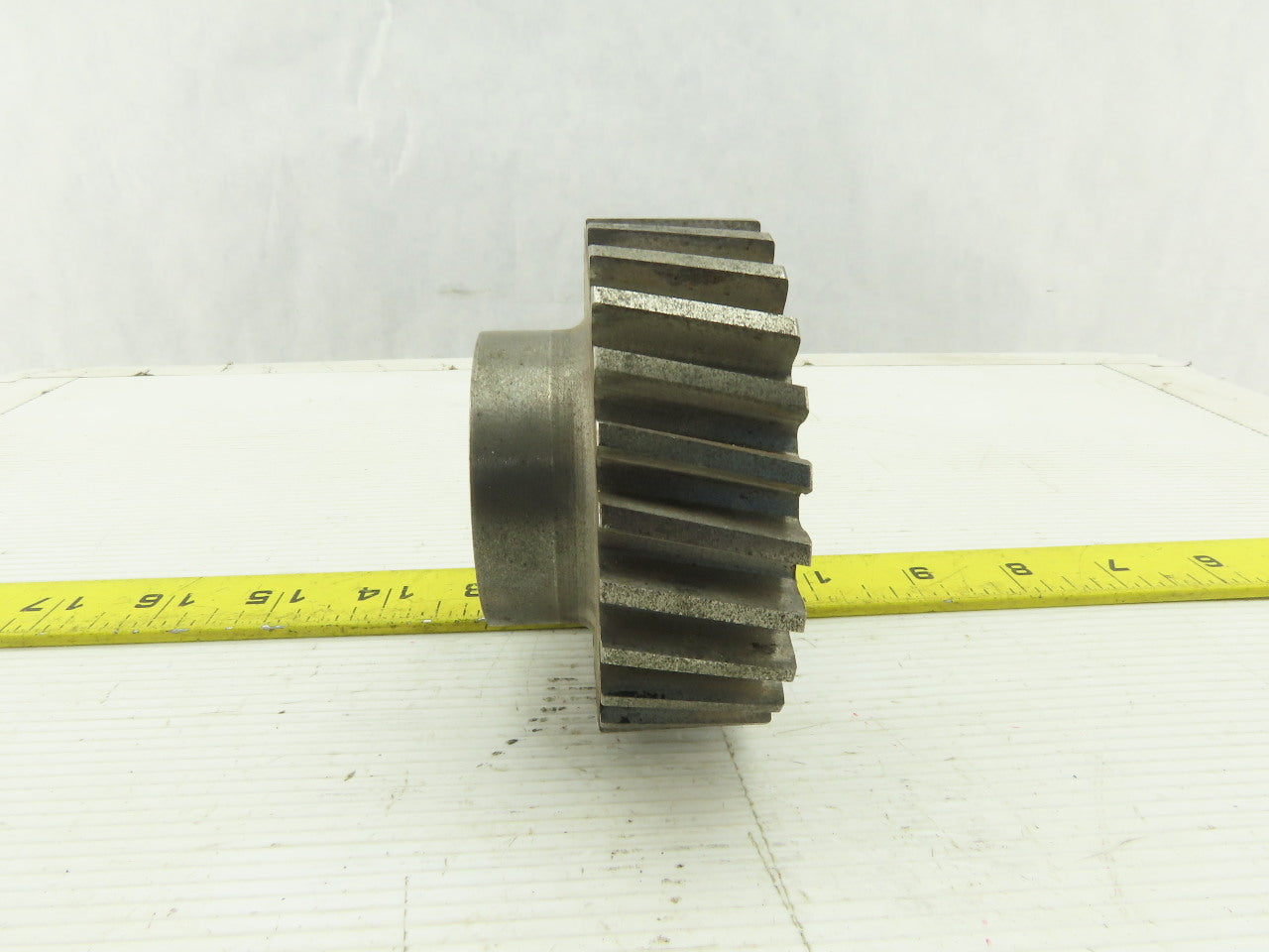 G&S 50186 Helical Gear 27 Teeth 1-1/8" Wide 1-1/8" Brass Bushed Bore 3.625 OD