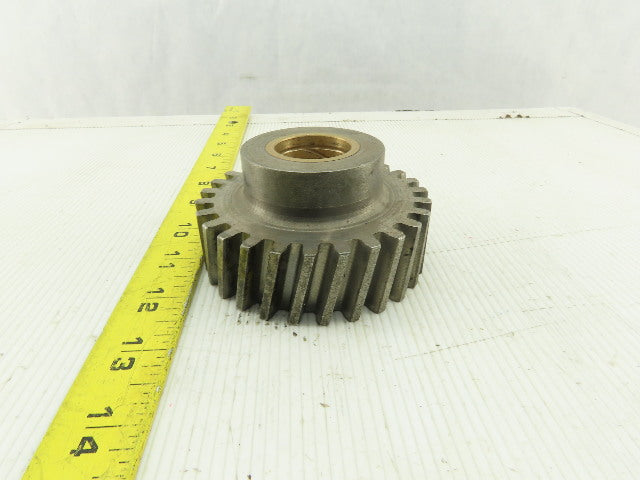 G&S 50186 Helical Gear 27 Teeth 1-1/8" Wide 1-1/8" Brass Bushed Bore 3.625 OD