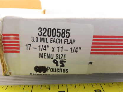 GBC 3200585 17-1/4" x 11-1/4" 3 MIL Menu Size Laminating Pouches Lot Of 95