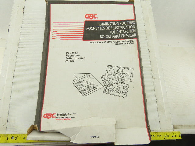 GBC 3200585 17-1/4" x 11-1/4" 3 MIL Menu Size Laminating Pouches Lot Of 95
